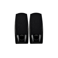 BOCINAS ACTECK AX-2500 / ALAMBRICA / CONECTOR 3.5 MM / SONIDO ESTEREO 2.0 / 3 W / NEGRO / AUBO-014