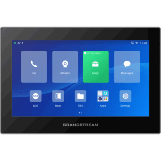 Estación de Intercomunicación SIP con Wi-Fi 6, Bluetooth y Control Total para Agendamiento de Salas y Edificios Inteligentes (Color Negro)