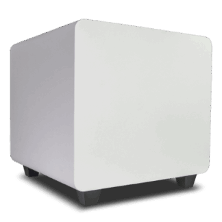 Subwoofer Activo de 10in | Diseño Down-Firing | 300W RMS | Recinto Sellado | Acabado Blanco