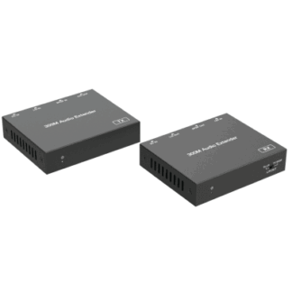 Extensor de Audio | Digital Óptico y Analógico | Transmisión hasta 300 m | Soporte 48/96/192 kHz | Selección de salida en receptor | Función POC bidireccional | Plug-and-Play | Ideal para HDTV, AVR y sistemas multizona