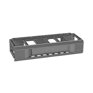 Organizador de Cables Horizontal CableTek, Sencillo (Solo Frontal), Para Rack de 19in, 2 UR