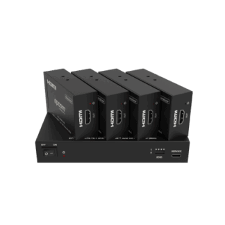 Splitter Extensor 1x4 | 4K@60Hz a 60m | 4K@30Hz a 70m | Cable Cat6 | EDID | HDCP 2.2 | Salida Loop