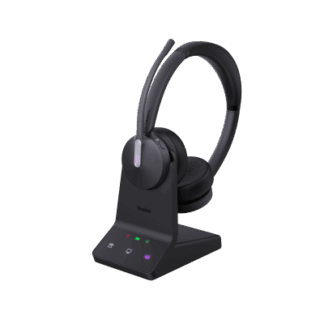 Diadema Inalámbrica WH64 Dual Teams con Micrófono Dual y Acoustic Shield 2.0 para Llamadas Claras en Entornos Ruidosos
