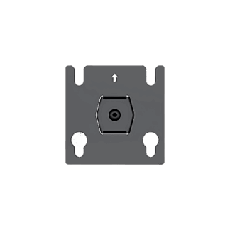 Accesorio_ Placa Adaptadora para Panel LED 30 x 15 mm | Incluye Tornillos y Tuercas | Dimensiones 70 x 90 x 2.5 mm | Diámetro de Perforación 8.5 mm | Facilita Instalación de Paneles LED