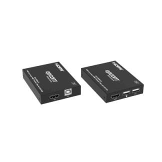 Extensor HDMI con KVM | Sobre IP | Transmisión hasta 150m | Cat5e/6 | HDCP 1.4 | 1080p | Control IR | Compatible con Switch 1G