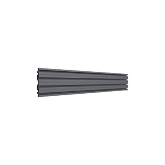 Accesorio_ Riel de Aluminio con Longitud 1750 mm | Ancho 120 mm|  Espesor 9 mm | Incluye Tapas y Tornillos | Compatible con estructura para Videowall | Diseño Modular
