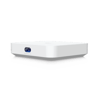 UCG Ultra Cloud Gateway Compacto con Soporte para hasta 30+ Dispositivos UniFi, 300+ Clientes, Enrutamiento IDS/IPS de 1 Gbps y Balanceo Multi-WAN