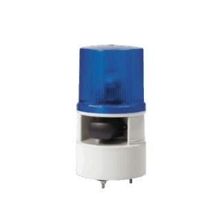 Luces de advertencia color Azul con sirena incorporada con 5 tonos máx. 105 dB en 12-24 VCD