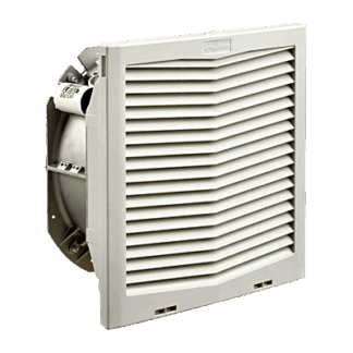 Ventilador Con Filtro de Montaje Lateral HF13, Con Flujo de Aire de 395 CFM, 115 Vca, Color Gris Claro