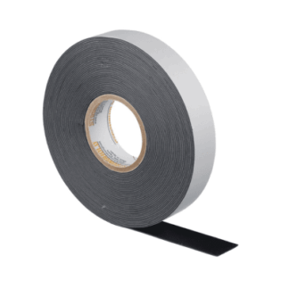 Cinta Eléctrica STRONGHOLD para Aislar de Caucho EPR, Autofusionable, Uso Industrial en Uniones de Alto Voltaje y Temperatura, Grosor 0.76mm (30 mil), Ancho 19mm, y 9.1m Largo, Color Negro.