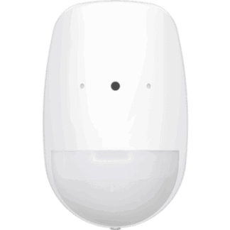 Sensor de Movimiento PIR y Ruptura de Cristal Inalámbrico / Detección PIR 12 m (39.4 ft) / Cobertura 85.9° / Ruptura de Cristal 8 m (26.2 ft) / 120° / Inmunidad a Mascotas 30 kg (66 lb) / Batería 4 Años / AX PRO Hikvision