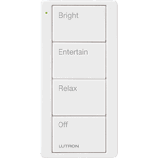 Control remoto inalambrico PICO, con escenas predefinidas para espacio en sala..