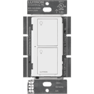 (Caseta Wireless) Interruptor Inteligente On/Off, No requiere cable neutro. 5A /120-277V