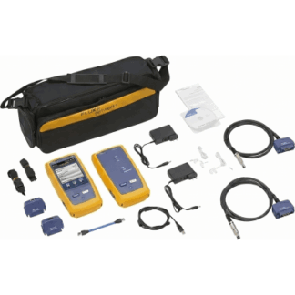 Certificador DSX-602 para Cable de Cobre Cat5e, Cat6 y Cat6A, Frecuencia de 500 MHz, Con WiFi Integrado y Pantalla LCD de 5.7 Pulgadas (14.48 cm), Versión Internacional