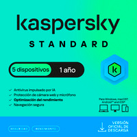 ESD KASPERSKY STANDARD 5 DISP 1 AñO