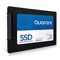 UNIDAD DE ESTADO SOLIDO SSD QUARONI 2.5 2TB / SATA3 / 6GB/S 7MM / LECT 500MB/S / ESCRIT 470MB/S. EN BOLSA ANTIESTATICA ETIQUETADO PARA VENTA INDIVIDUAL