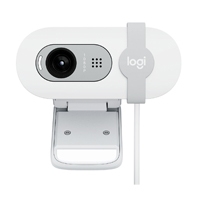 WEBCAM LOGITECH BRIO 100 FULL HD 1080P 30FPS 2MP MICRÓFONO USB-A BLANCO CRUDO