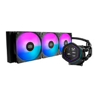 DISIPADOR DE ENFRIAMIENTO LIQUIDO COOLER MASTER MASTERLIQUID CORE NEX DIGITAL SERIES 360 / ARGB / NEGRO / GAMER